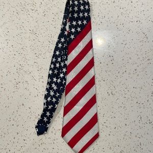American flag tie